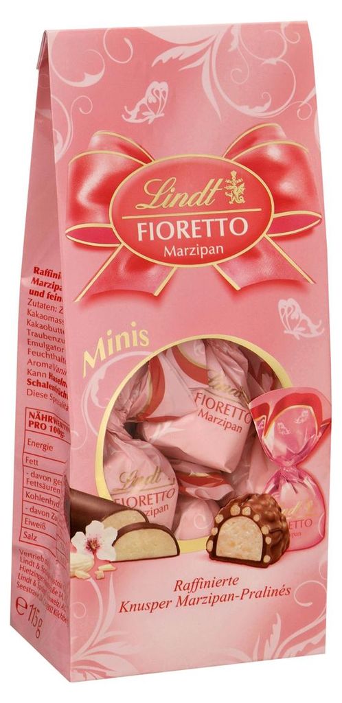 Fioretto Minis Beutel mit einer feinen Marzipan Dessert Produktbild 