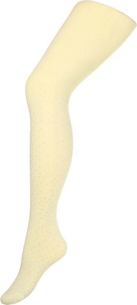 Baby Baumwollstrumpfhose 3D New Baby Beige mit Polka Dots, Gr. 152 (11-12r)