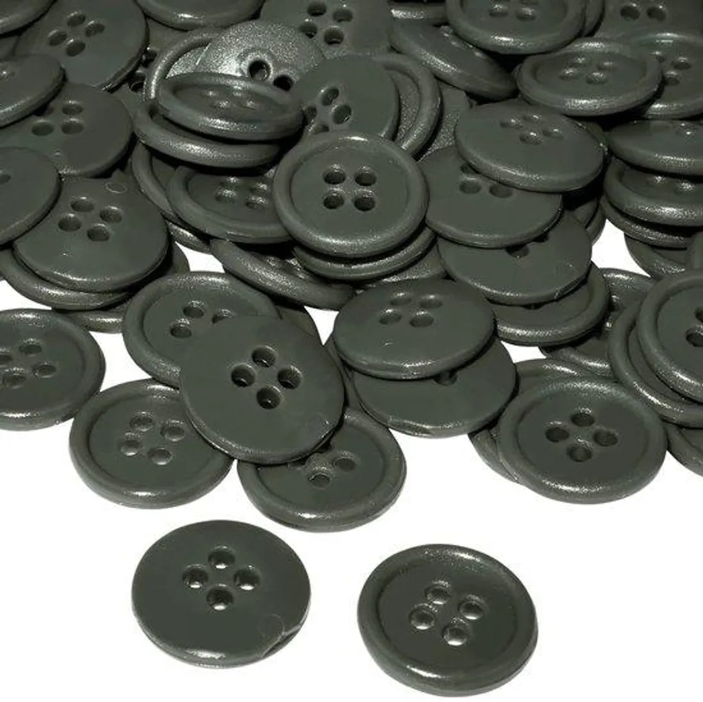 Rivets pour décoration et mercerie gris basalte lot de 100 en 15 mm