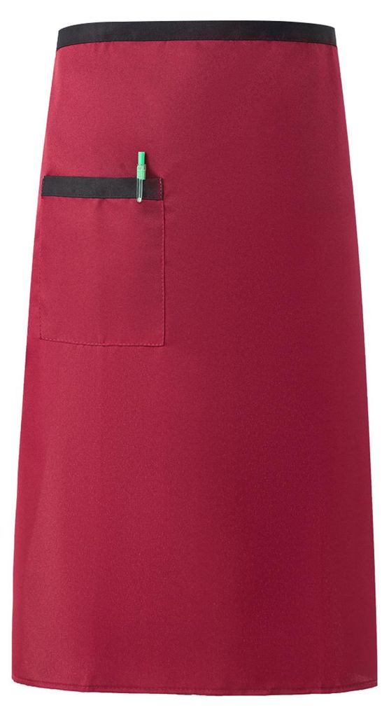 Verstellbare Kochschürze mit Tasche, atmungsaktiv, für Restaurants und Cafés
