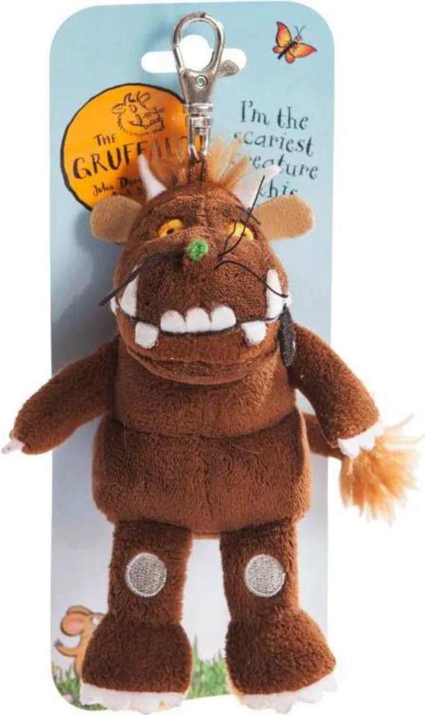 Portachiavi Grüffelo 12 cm - Peluche Morbido per Bambini e Zaini
