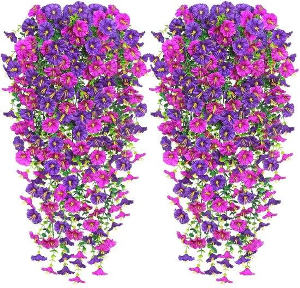 Bouquet de fleurs artificielles en soie de qualité supérieure, lot de 2
