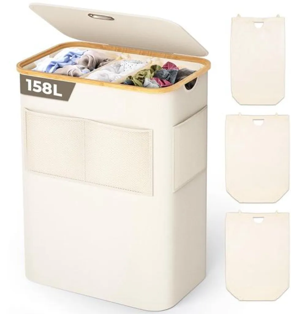 Organisateur 158L robuste en Oxford 600D avec couvercle et 3 sections