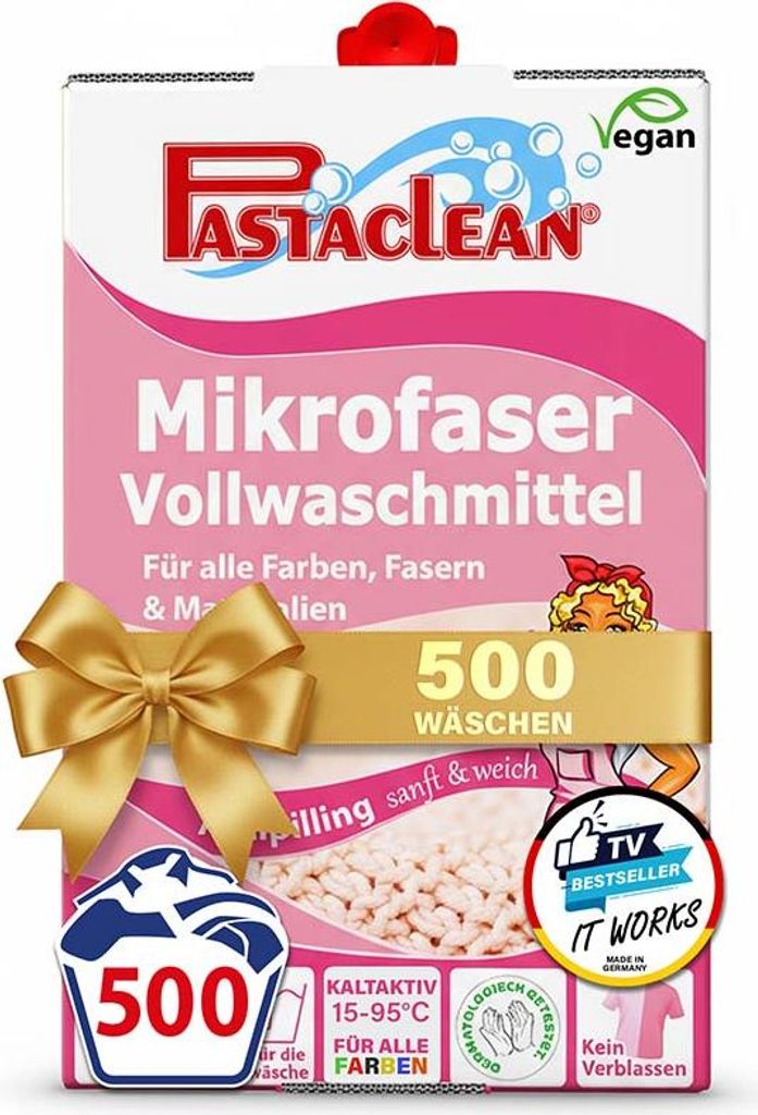 Pastaclean Mikrofaser Waschmittel Antipilling, 5Liter Produktbild 