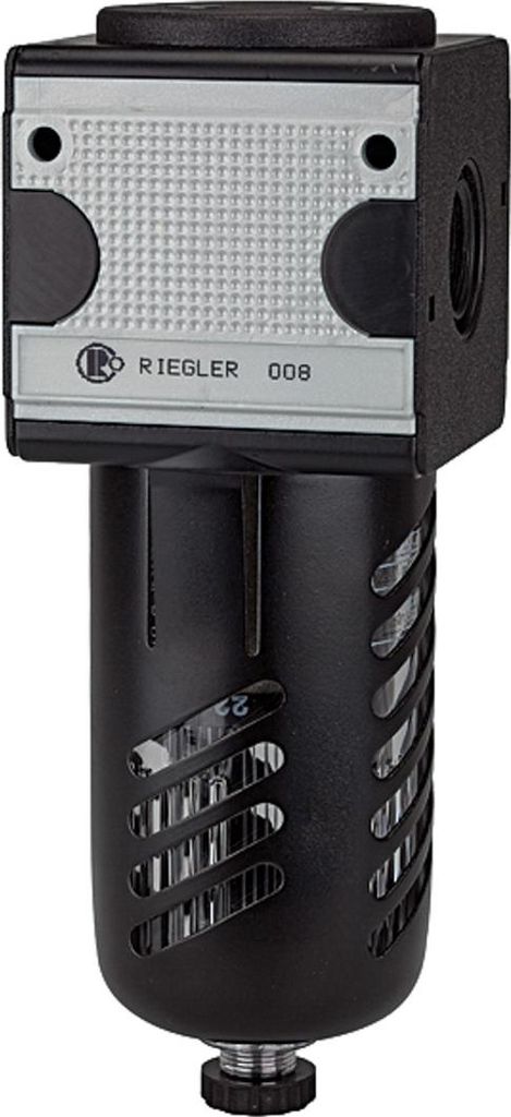 Riegler Vorfilter »multifix« PC-Behälter, Schutzkorb, 0,3 μm, BG 1, G 1/4
