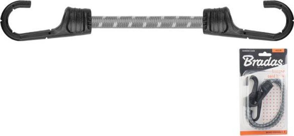 Set 2 x Spanngummi mit metall PVC Haken 0,8x40cm Bradas 5396