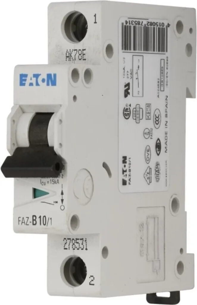 Eaton 279124 FAZ-C4/1-DC Interruttore Magnetotermico 4A 250V DC Online