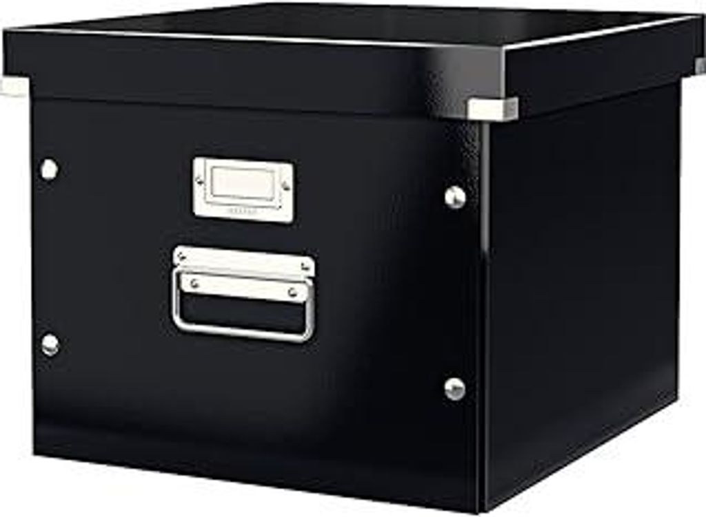 Leitz Click & Store Aufbewahrungs- und Transportbox für Hängeregistratur mit Deckel, Ablagebox für Unterlagen bis A4 im Büro, 86 % recycelte Pr...