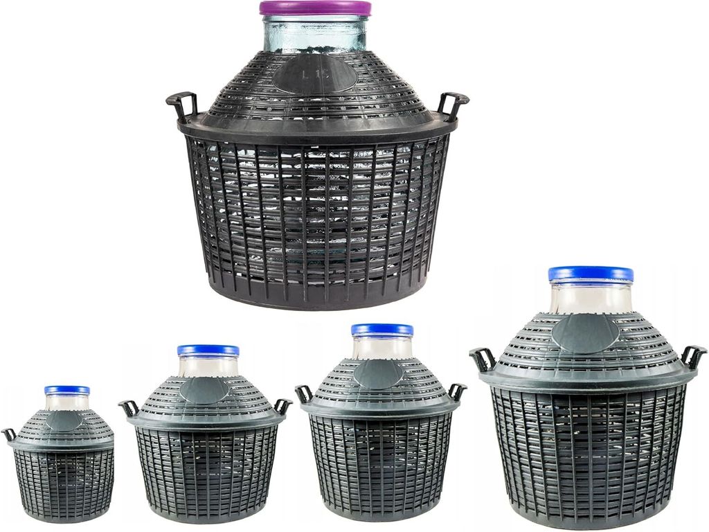 25L Weinballon mit weitem Hals Glasballon Weithalsballon Produktbild 