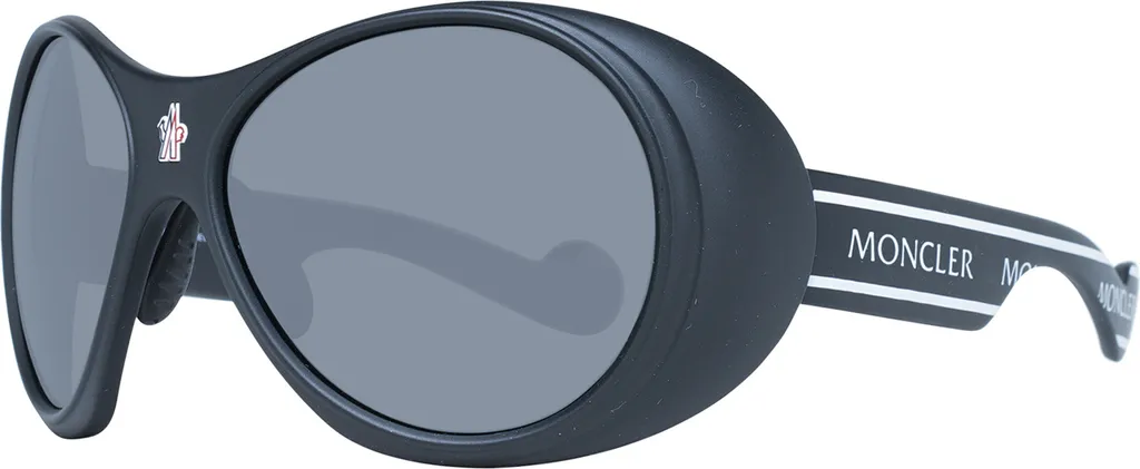 Moncler ML0148 Lunettes de soleil noir mat verres unis protection 100%