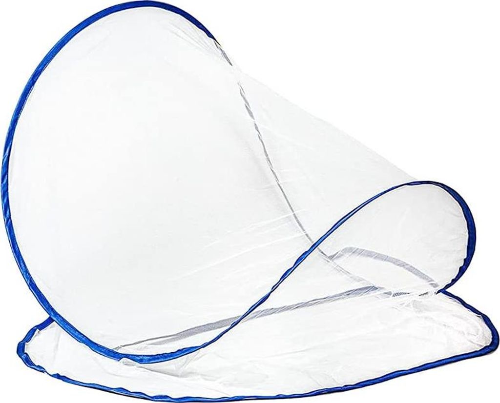 Faltbares Moskitonetz für den Kopf Ultraleichtes Zelt für Bettwäsche Camping Reisen Terrasse (L)