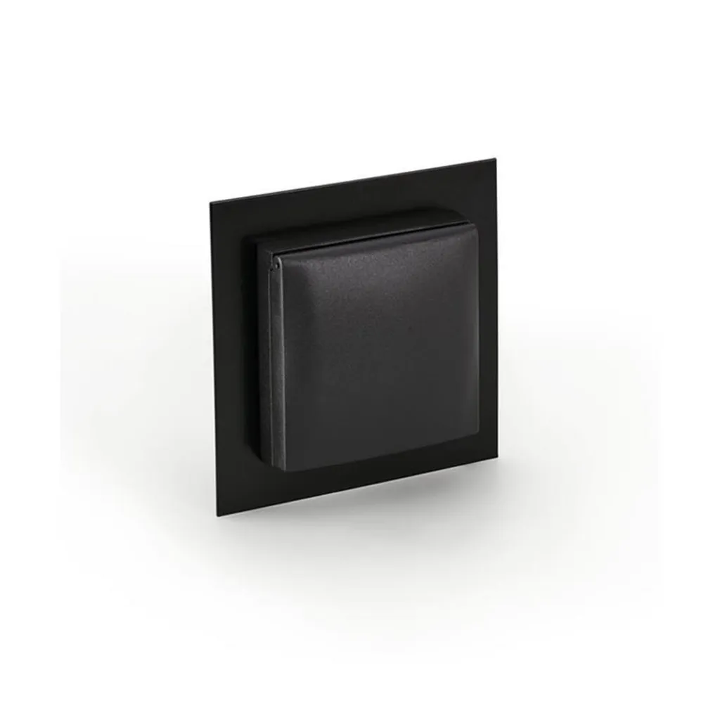 Prise escamotable THEBO 3500W noir mat ST 3009 avec protection enfant