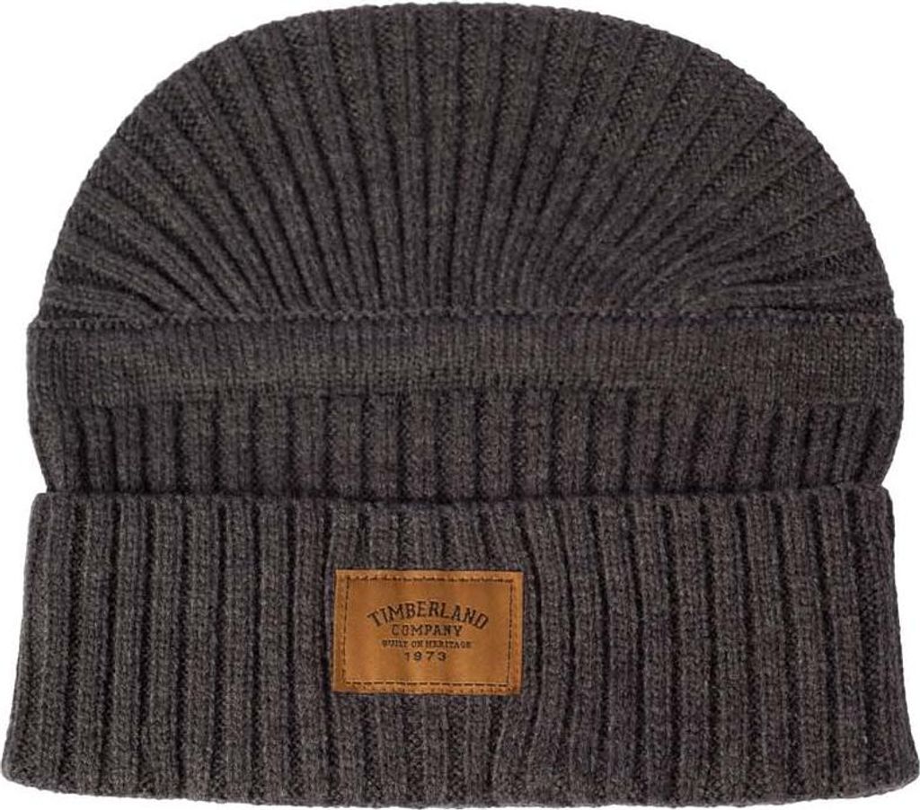 TIMBERLAND - Cuffia uomo a costine con patch logo  - Misura Zdjęcie produktu 
