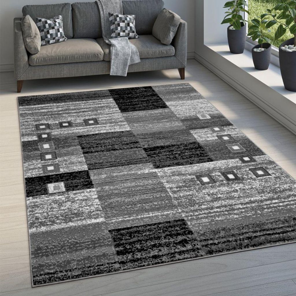 Geometryczny dywan 200x300 cm LUKEN - szary Zdjęcie produktu 