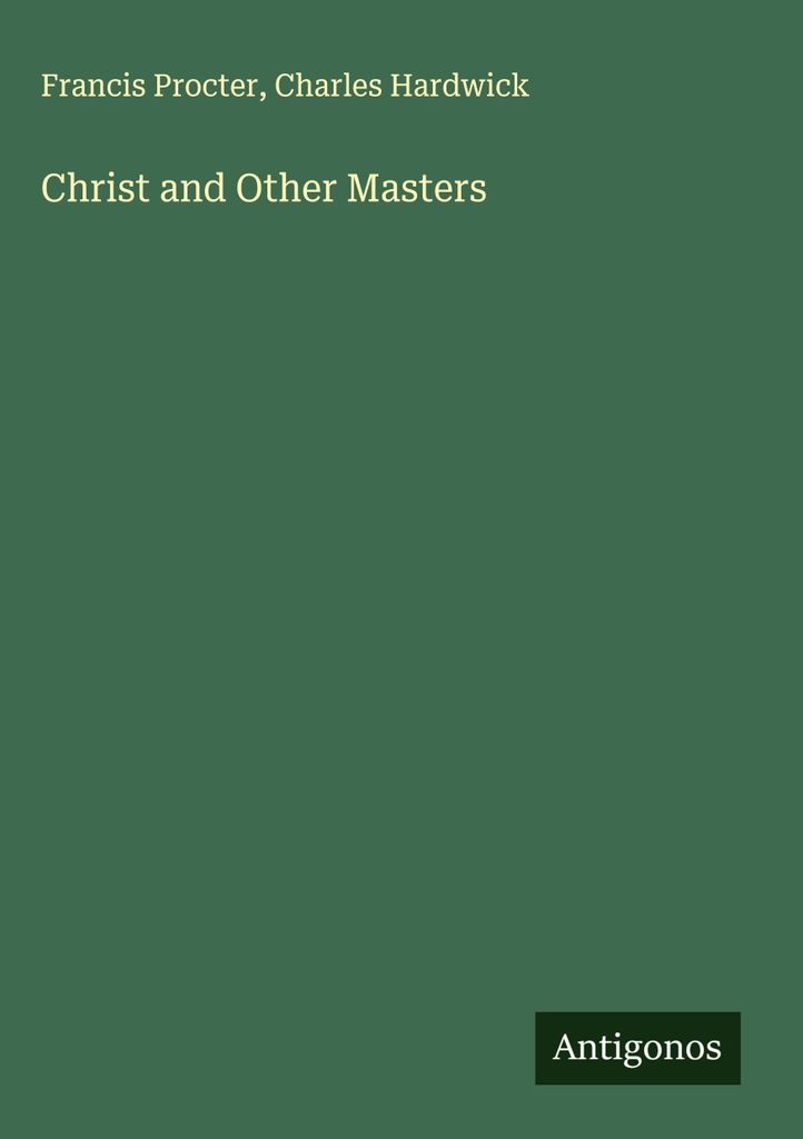 Christ and Other Masters