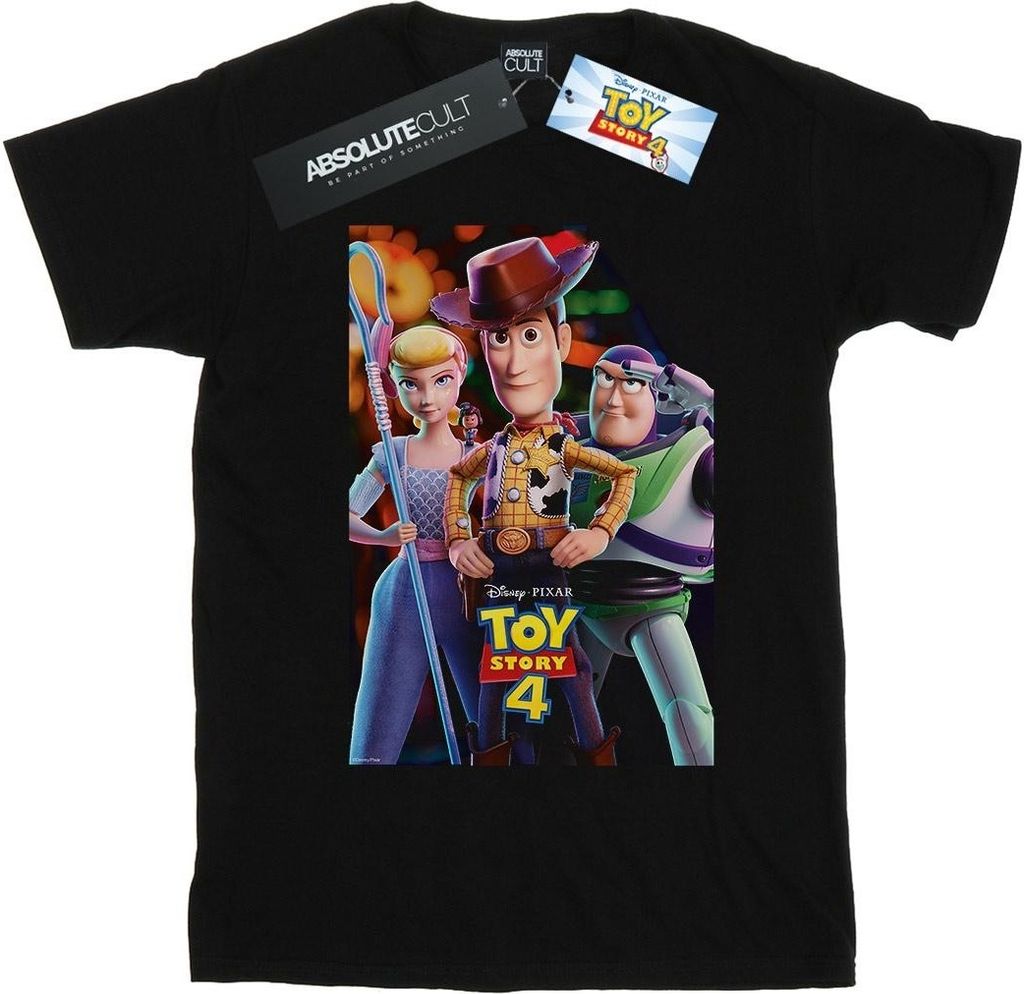 Disney - "Toy Story 4" T-Shirt für Damen BI47067 (3XL) (Schwarz)