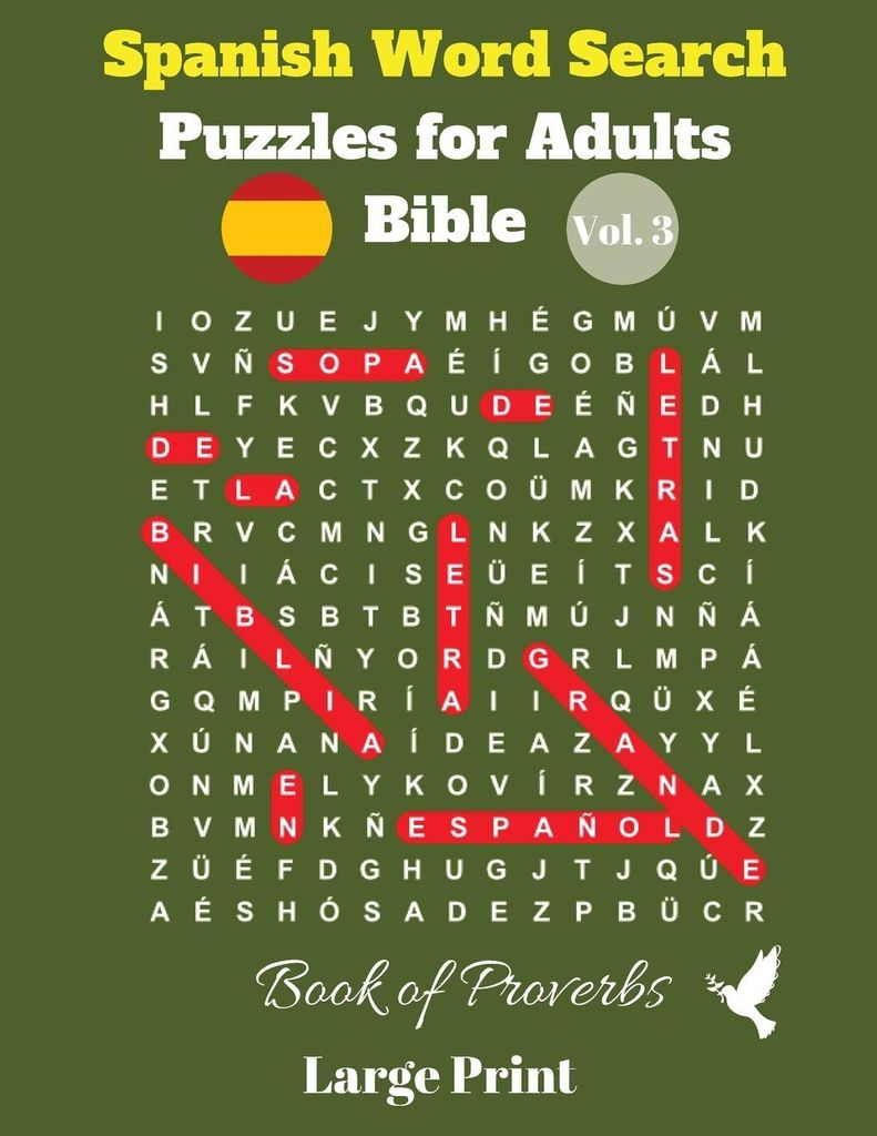 Spanish Word Search Puzzles For Adults