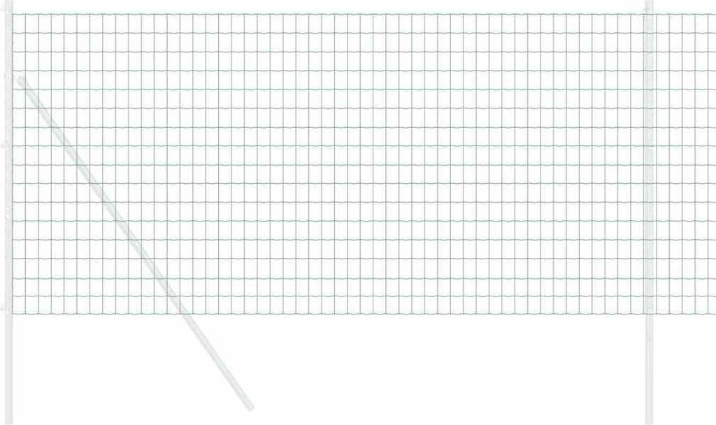 Eurozaun Grün 1,4 x 10 m PVC-beschichtetes Eisen