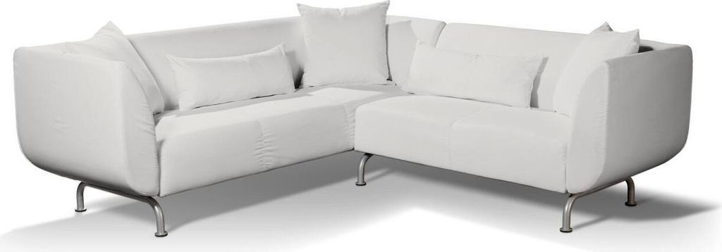 Dekoria Bezug für Strömstad 3+2-Sitzer Sofa, hellbeige, Bezug für Stromstad 3+2-sitzer