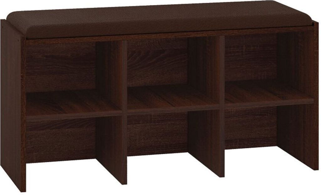 Schuhregal Xalapa 05, Farbe: Sonoma Eiche dunkel - Abmessungen: 50 x 96 x 34 cm (H x B x T)