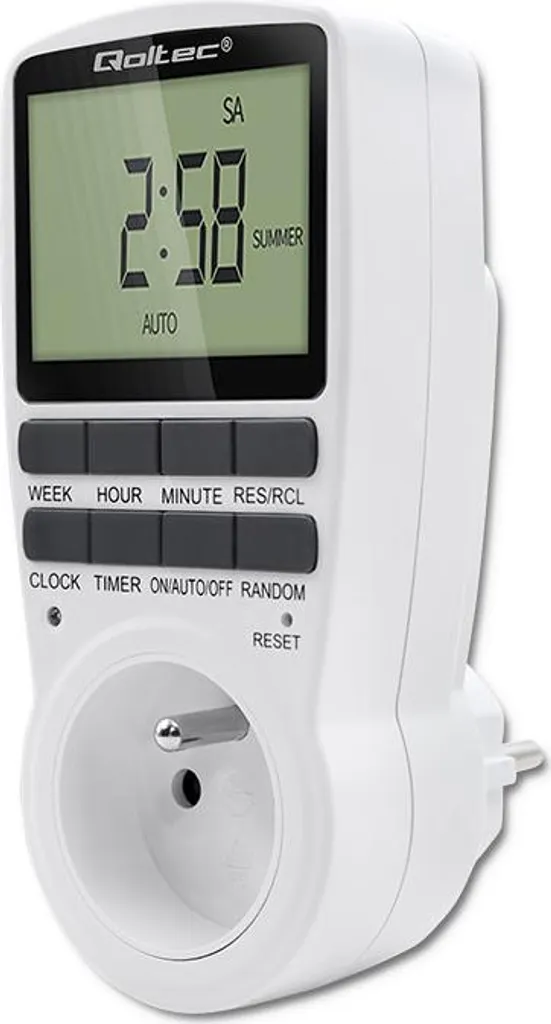 Programmateur LCD Qoltec PC0628 avec batterie de secours et 10 cycles - 15