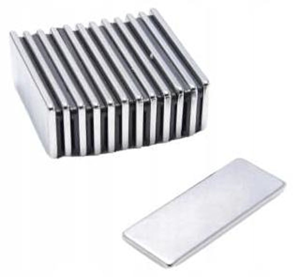 Top Magnesy - 5 aimants néodyme 40x15x2 mm N38 - aimants Image du produit 