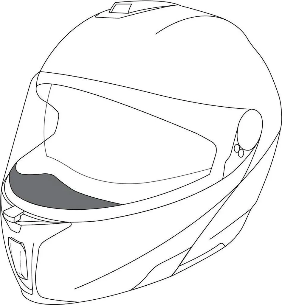 Déflecteur de Nez Agv Sportmodular Breath Noir Taille Unique pour Casque