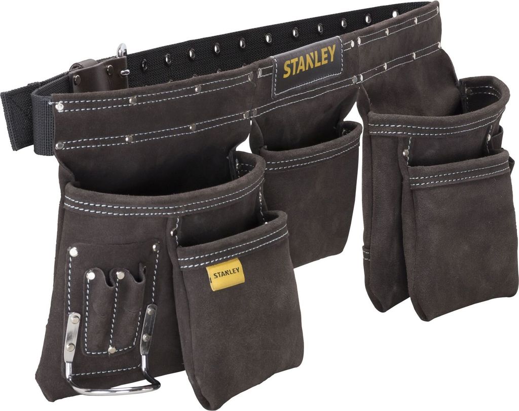 Werkzeugschürze aus echtem Leder mit praktische An Produktbild 
