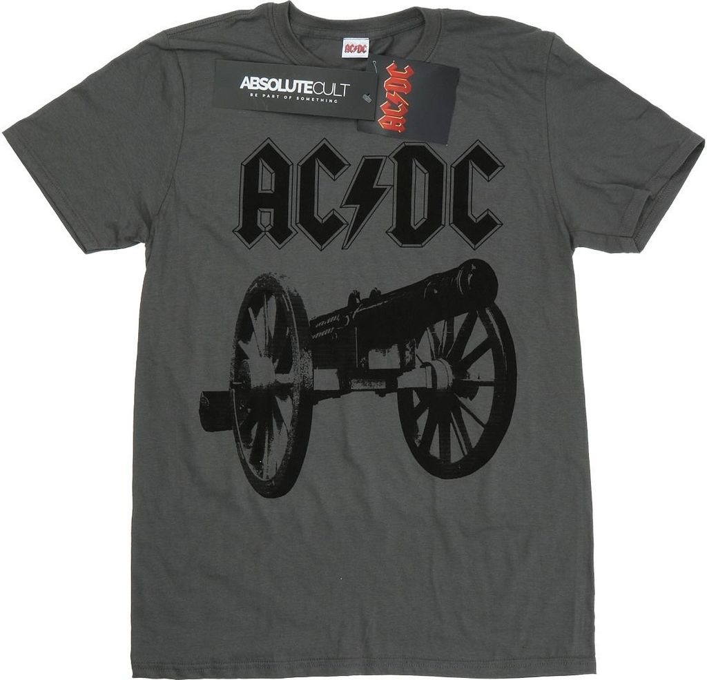 AC/DC - "For Those About To Rock" T-Shirt für Herren BI6914 (S) (Holzkohle)