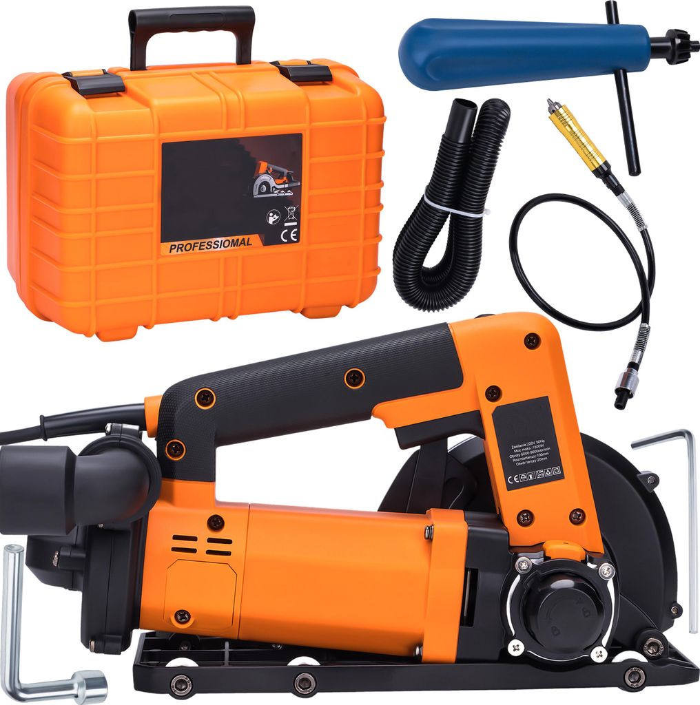 KRAFT&DELE | Elektrische Steinsäge, 1500W, Betonschleifer, Steintrennsäge