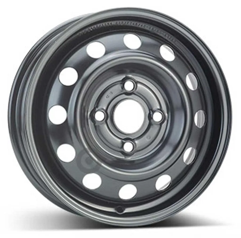 Jante ALCAR ACCIAIO 2590 robuste 4.5x13 ET 46 tôle d'acier noire
