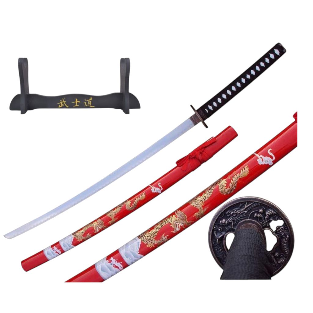 Katana Schwert für Training Samurai Schwert - Ninja Katana mit Einer Scheide | 4KM100-405RD