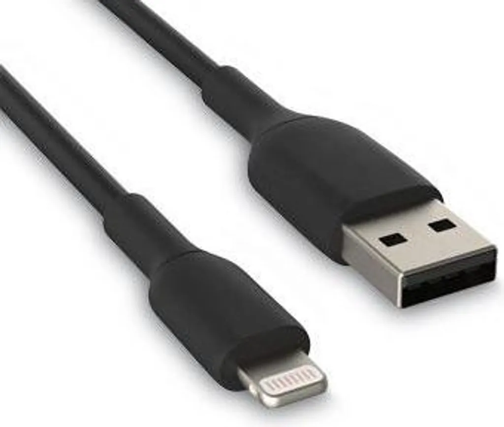 Hamlet XCU2A-LGT200 cavo Lightning 2 m Nero