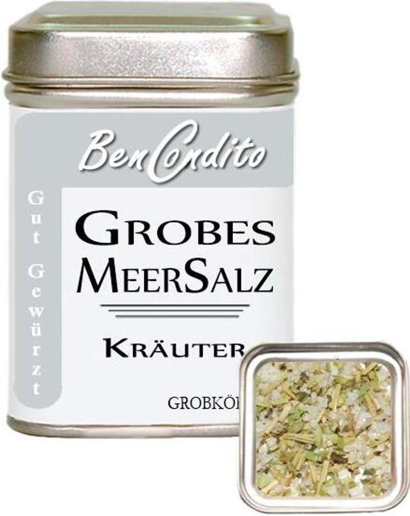 Kräutersalz mediterran – Meersalz mit Oregano & Rosmarin