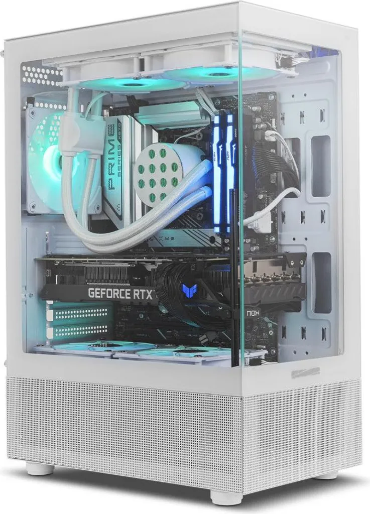 Boîtier PC ATX Nox Hummer Vision - Idéal pour Configuration Gaming Noir - 10