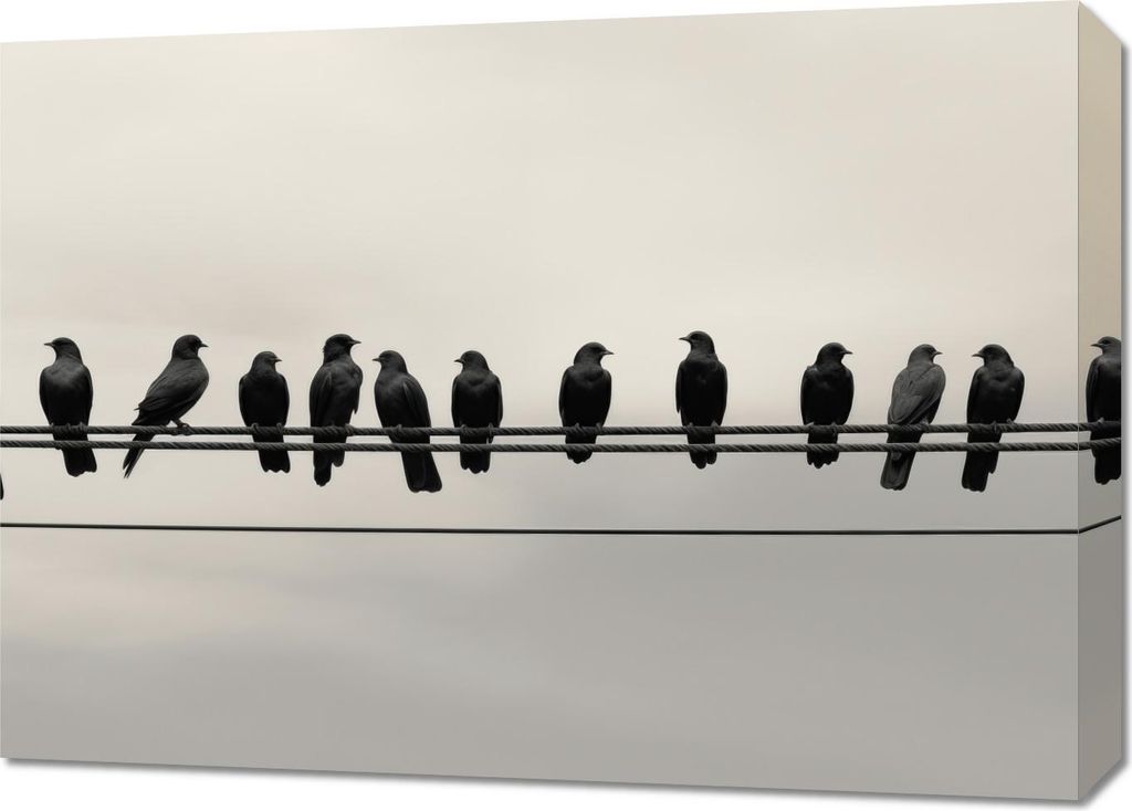 Bild 70x50cm Konferenz in Höhen