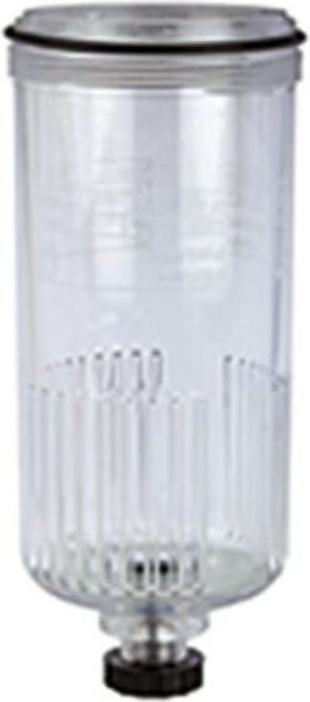 RIEGLER Polycarbonatbehälter für Filter, Glas-Ø: 53 mm