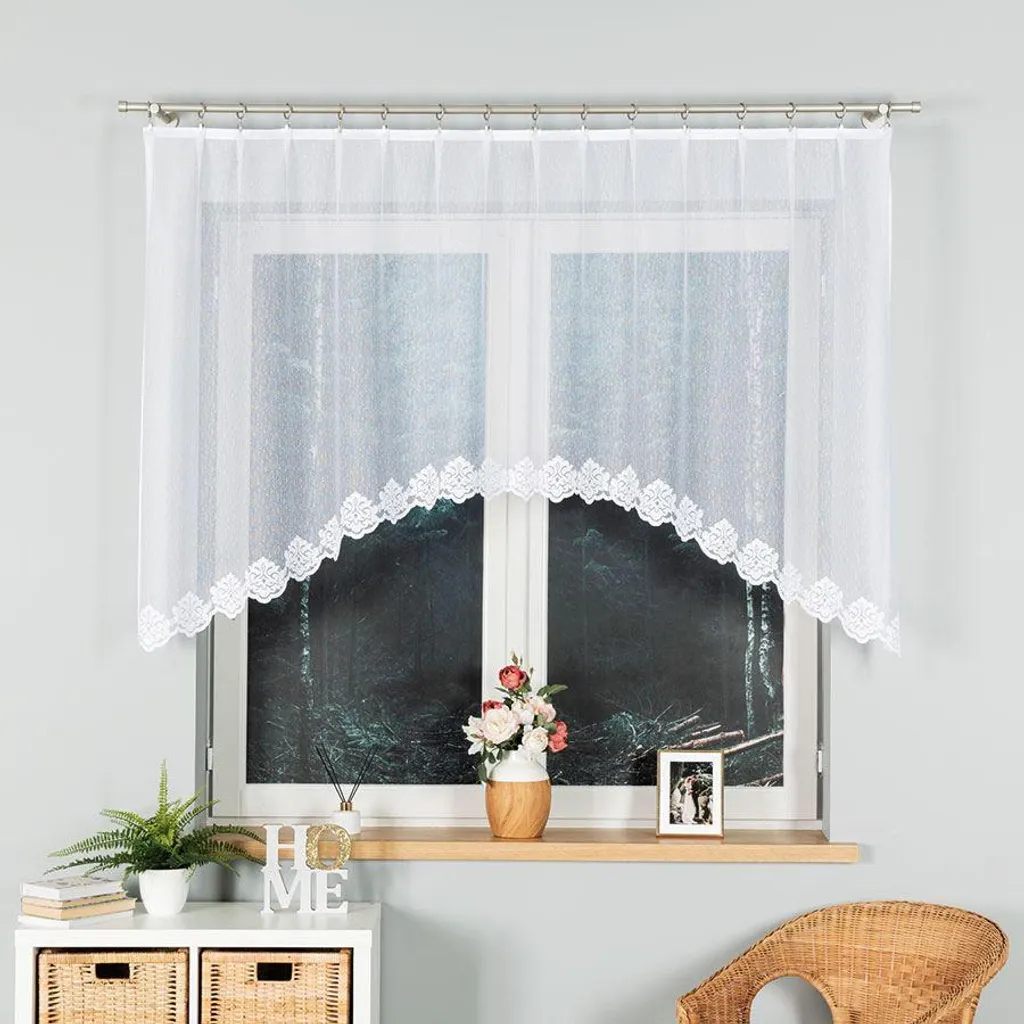 Rideau blanc ŽAKLINA contre le vis-à-vis 250x120 cm MyBestHome