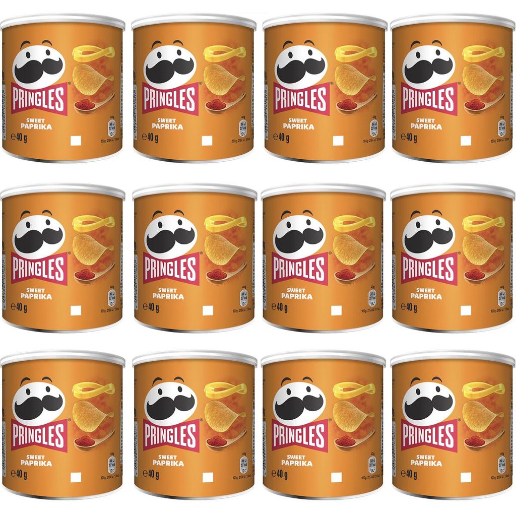 Pringles Sweet Paprika Crisps impilabili dolci e piccanti Immagine del prodotto 