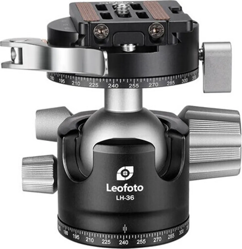 Leofoto LH-36PCL Rotule à Double Panoramique et Fixation Rapide NP-60