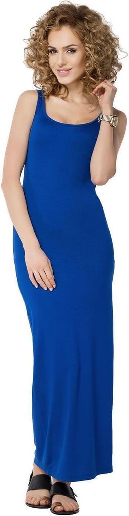 Damen MaxiKleid Sommerkleid; Blau S/M 36/38 Produktbild 