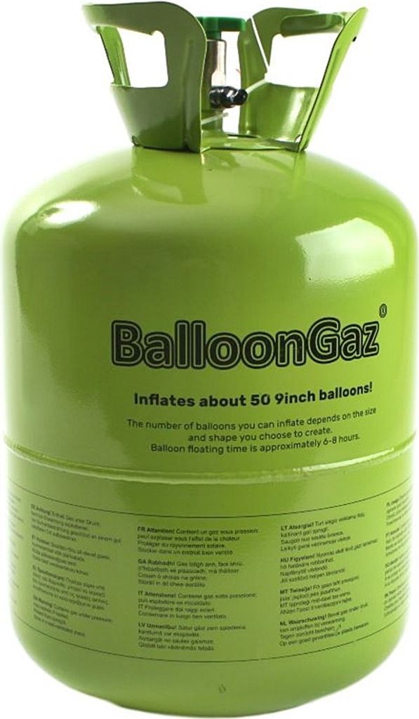 HELIUM DO BALÓNKŮ BALLOONGAZ - jednorázová nádoba 400 l Obrázek produktu 2