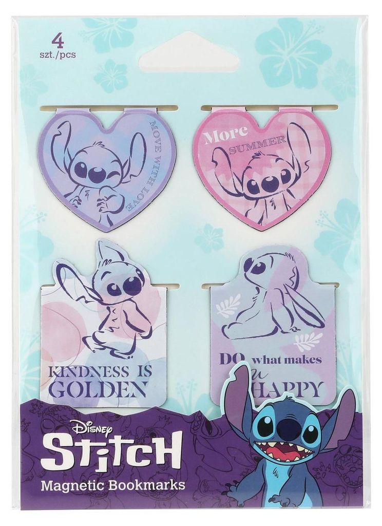 Disney Fashion - Magnetische Lesezeichen 4 Stk. Mix - Produktbild 