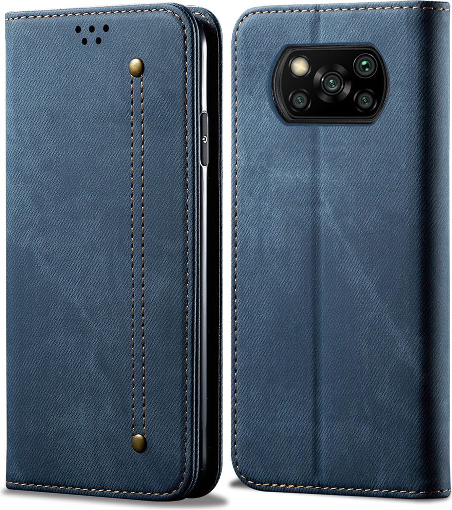 Xiaomi Poco X3 NFC Pouzdro, Kožené Peněženkové Pouzdro s Obrázek produktu 
