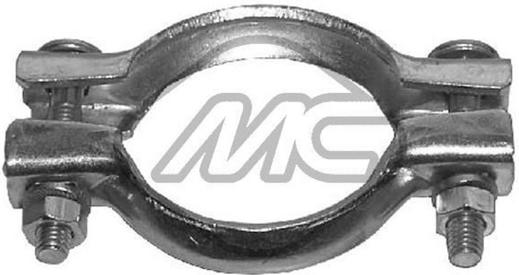 Metalcaucho Klemmstücksatz Abgasanlage 00749 für CITROËN C5 I (DC) 69mm 0,173kg 172g