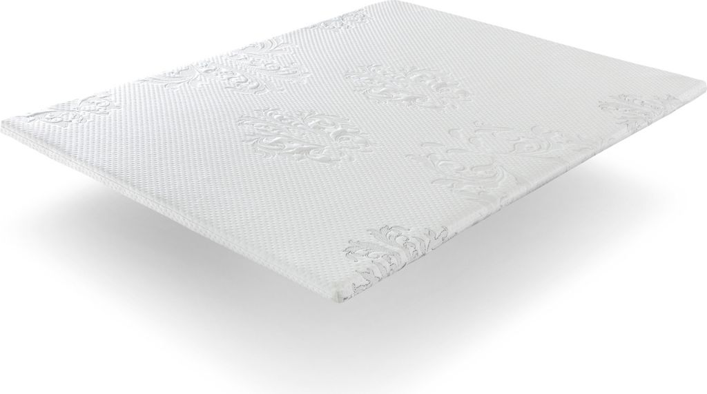 Viskoelastischer Topper 135x190 NORDES Höhe 4 cm | Memory-Effekt | Bezug | Waschbar