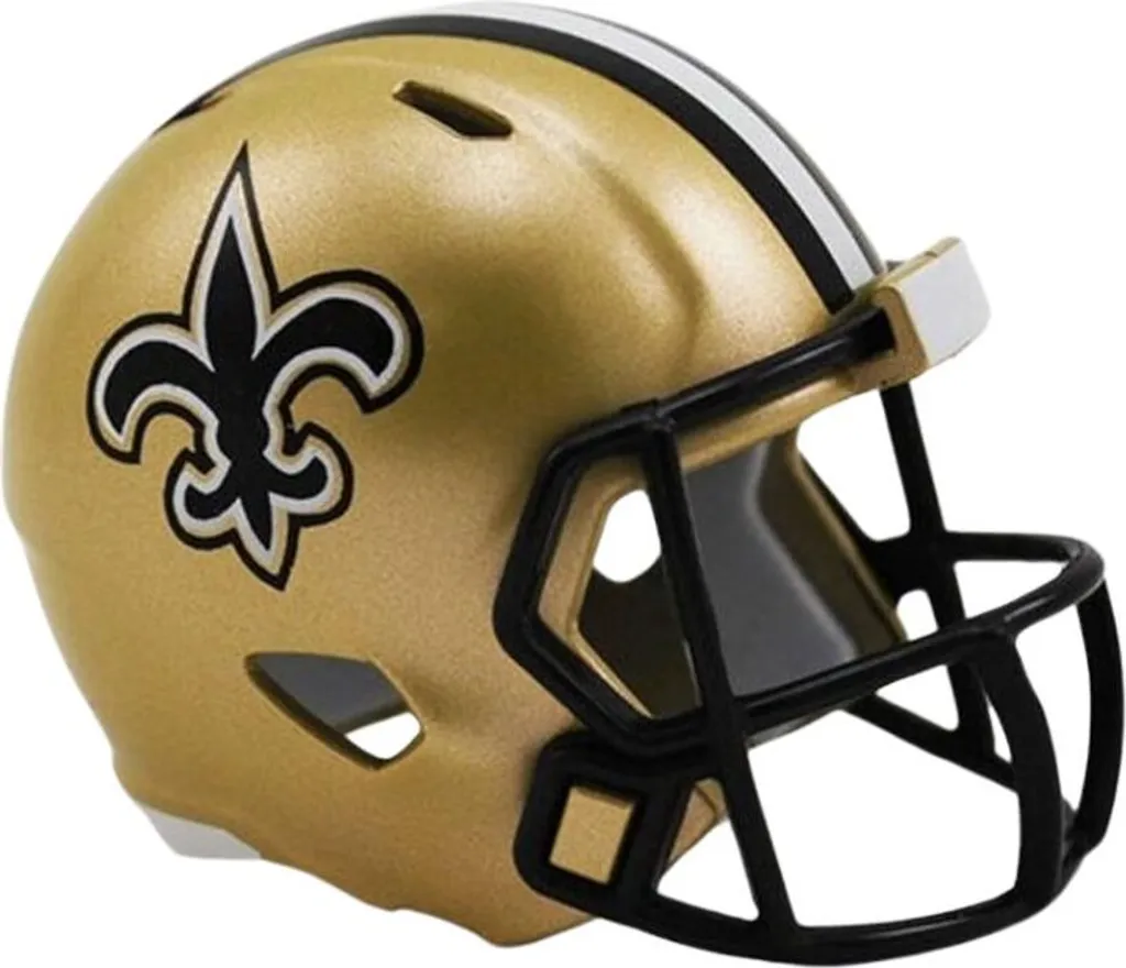 Casque de football Riddell Speed Pocket Saints - Réplique compacte NFL