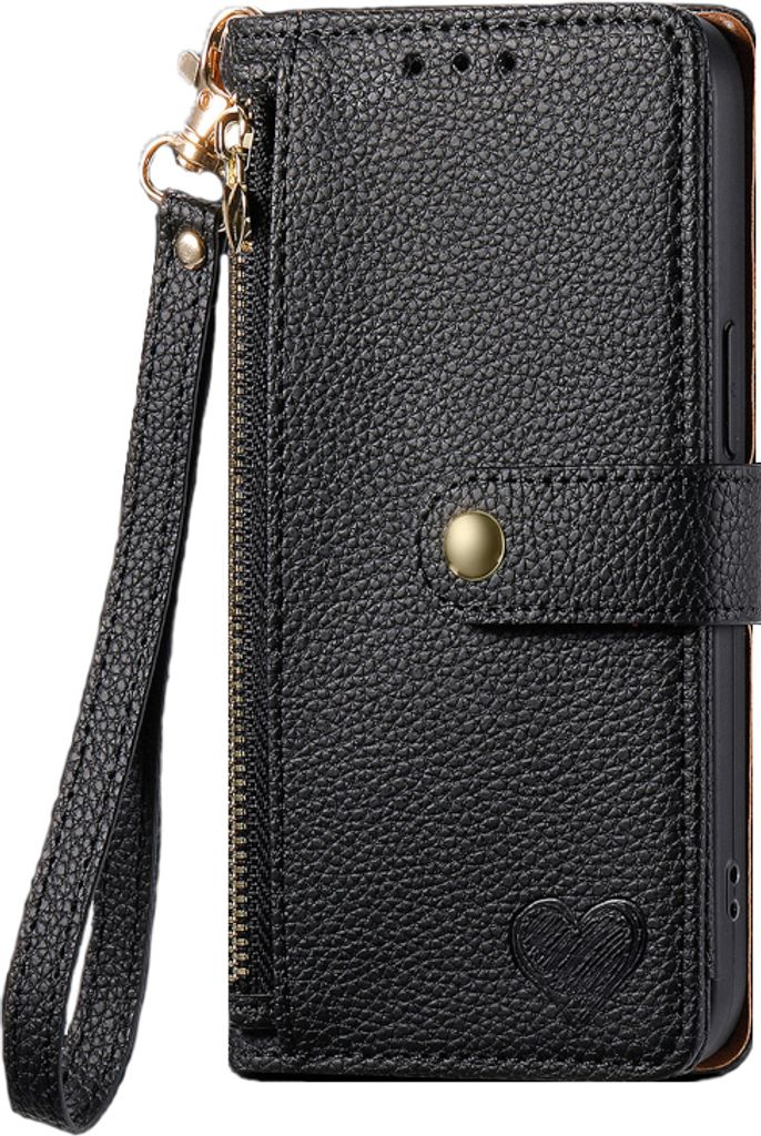 INF Ledertasche für Xiaomi - Eleganter Schutz, Schwarz Modell 15