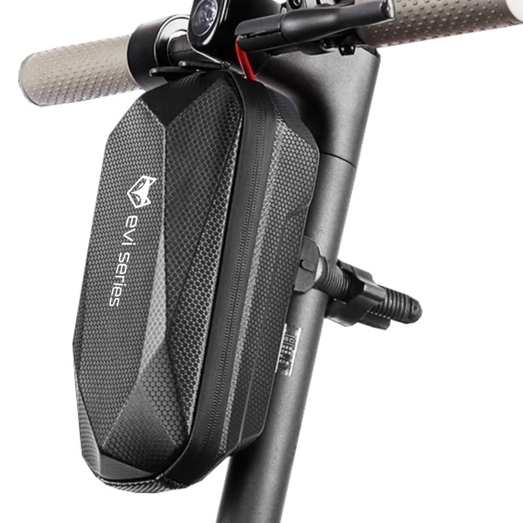 E-Scooter Tasche 2,5L wasserdicht, Lenkertasche Hardcase für Elektro-Roller, stabile Schraub-Halterung, reflektierend, EVI SERIES Scooter Bag Pro+
