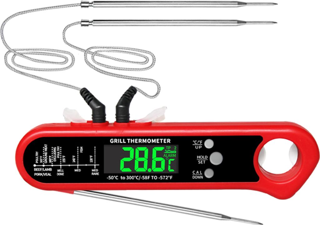Digitales Fleischthermometer zum Kochen, batteriebetrieben, Produktbild 